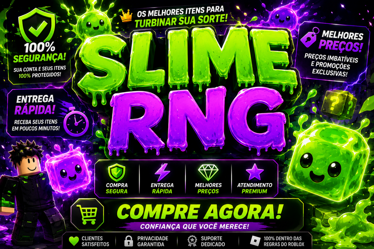 SLIME RNG SERVIÇOS DE UP EM SUA CONTA