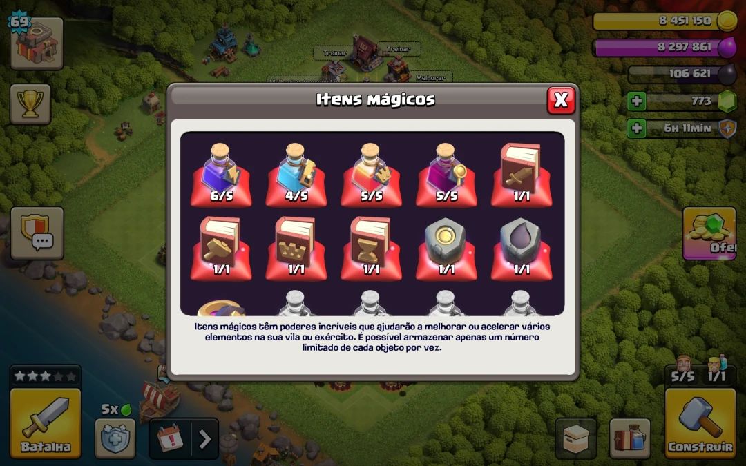 Cv10 Semi Full com Itens Magicos!!!
