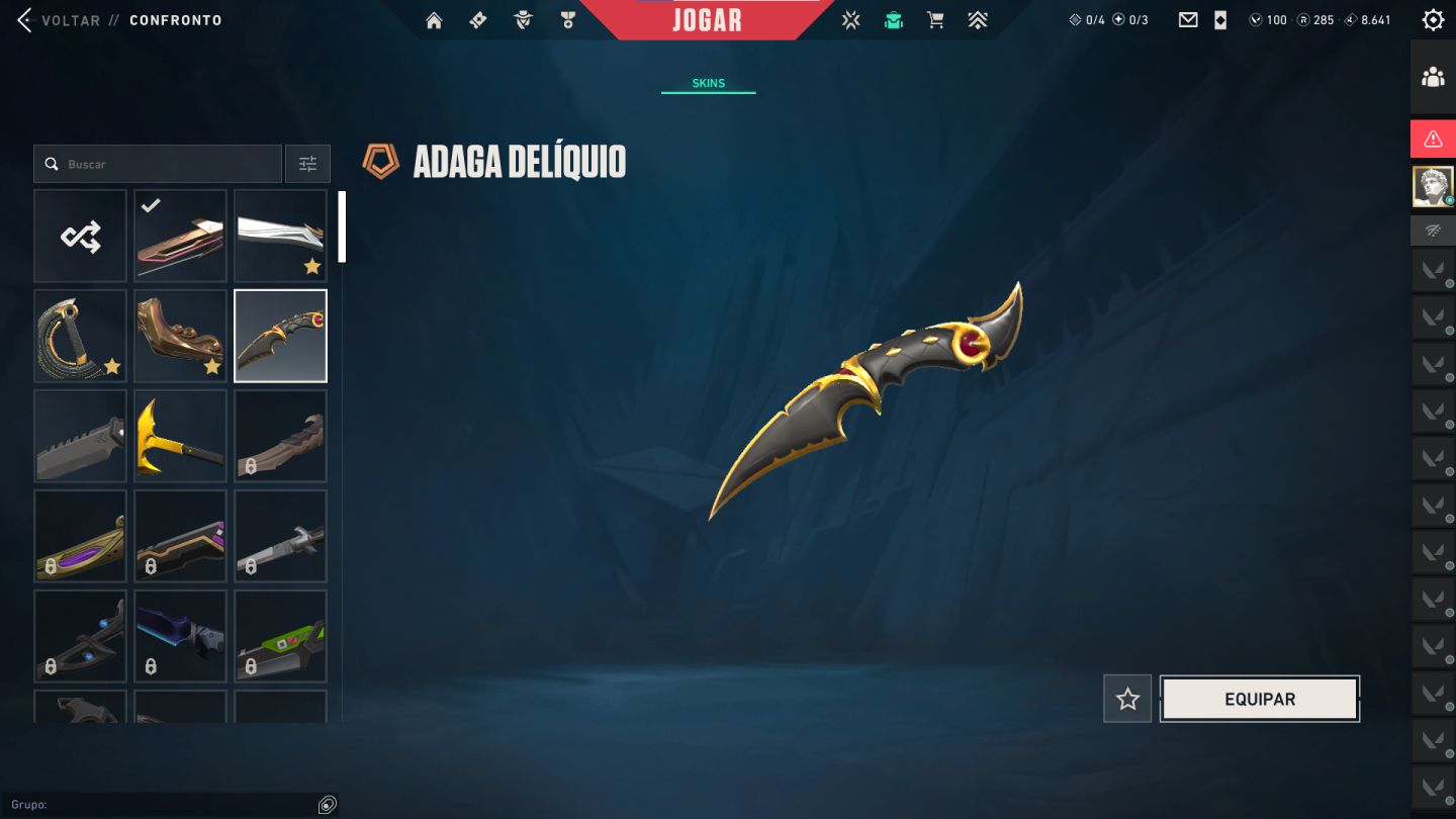 CONTA DE VALORANT CRIADA DESDE O BETA COM SKINS DE FACA E PASSES COMPLETOS
