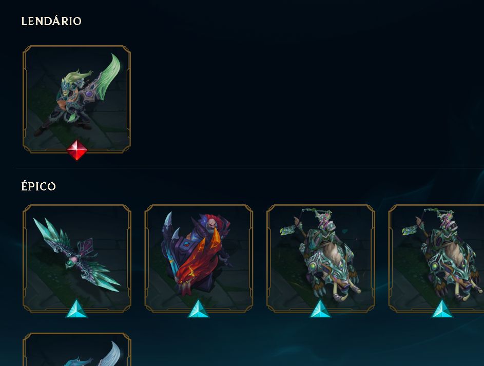 Conta Lol 151 Skins - Lvl 418 - Ex Esmeralda - Conta de 2020