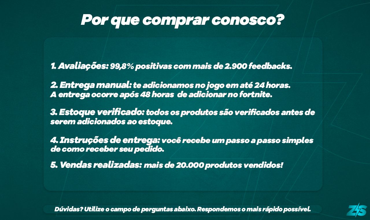 V-bucks Fortnite Via Presente/Loja - Leia a Descriçao | Itens da Loja |