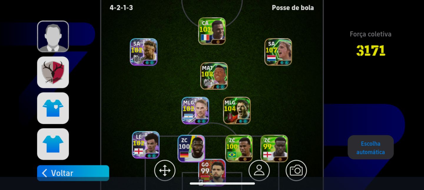 Efootball 2026 | Conta 3160+ de Força | Pelé e Cruyff| Pra sair RÁPIDO!!!