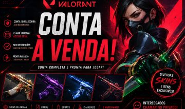 CONTA VALORANT À VENDA