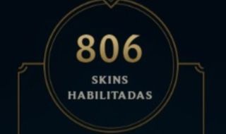 CONTA LOL 806 SKINS LVL 167