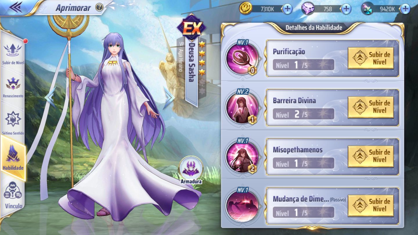 Saint Seiya Awakening - Contas servidor a151