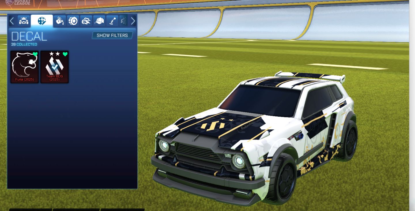 CONTA ROCKET LEAGUE PEAK GC1 (1492) PAINTED FENNEC+RLCS DECALS+GC S22 TAG+600Cr
