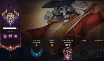 CONTA LOL | TODOS OS CAMPEÕES | PLATINA IV | 260 SKINS | +145K ESSÊNCIA AZUL