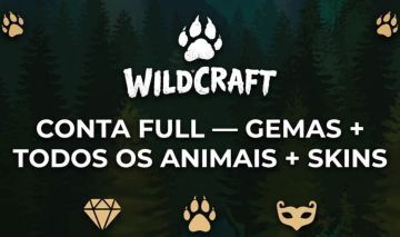WILDCRAFT | CONTA FULL GEMAS + TODOS OS ANIMAIS + SKINS