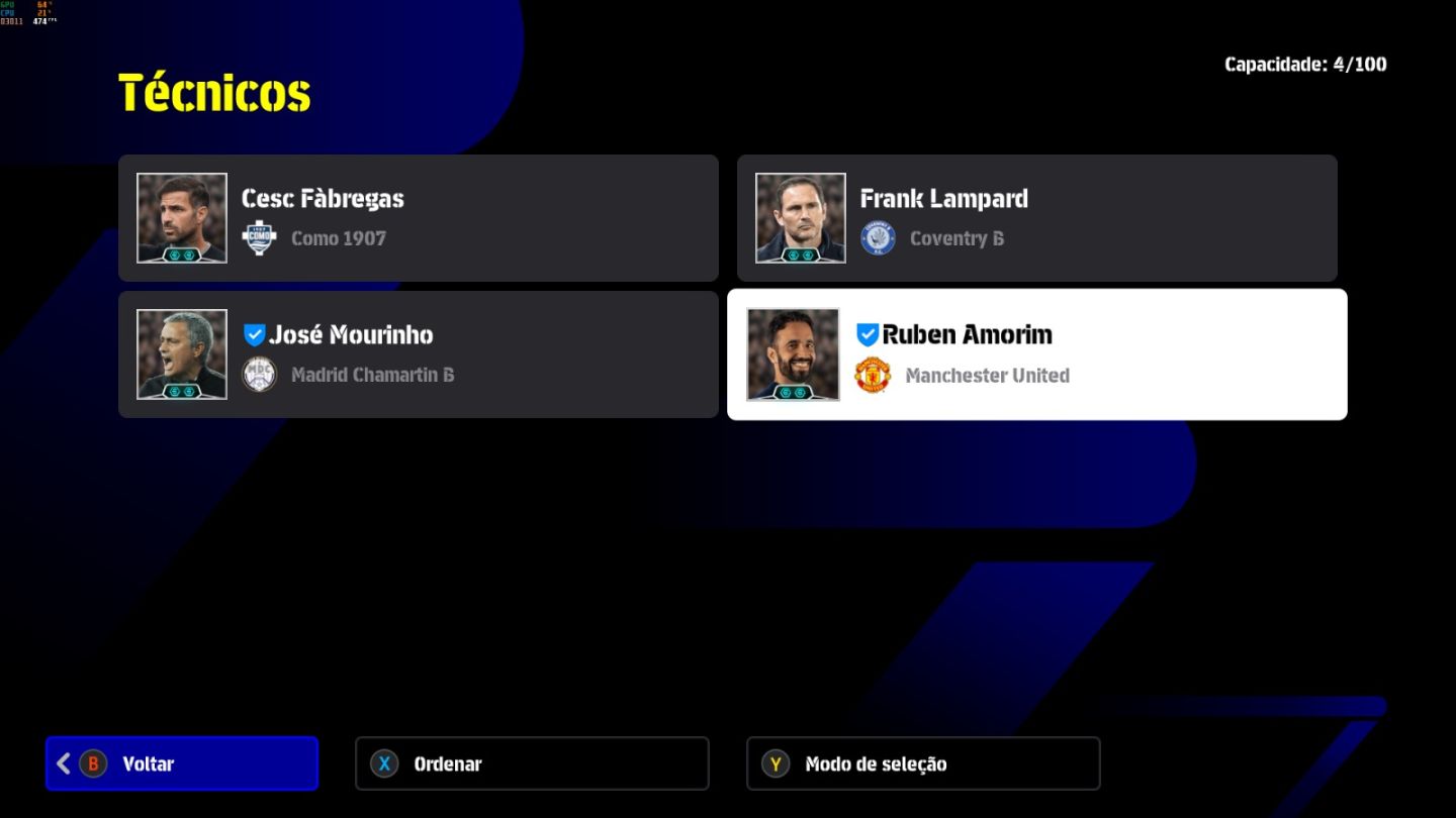 Conta PC Steam Samuel Eto'o 107, Kaka 106, De Bruine 105 e CIA