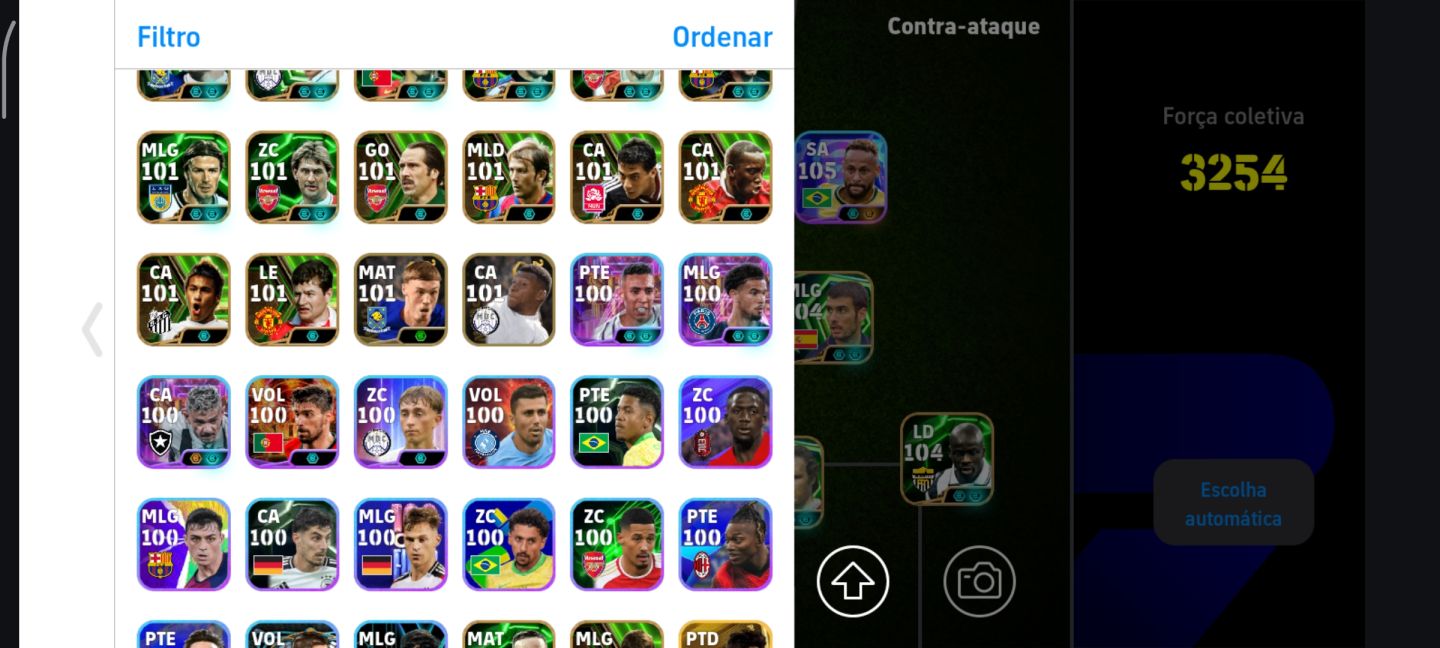 CONTA eFootball Mobile ELENCO FORTE + 1 DIVISÃO