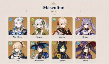 CONTA GENSHIN IMPACT COM 8 PERSONAGENS T5 & MAIS [LEIA DESC]
