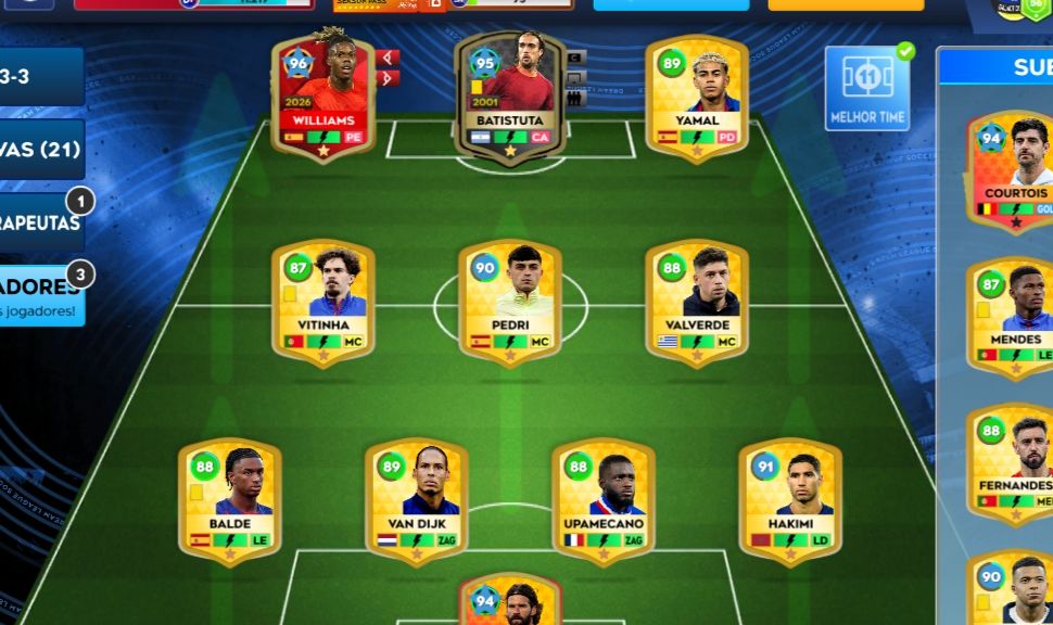 CONTA DE DREAM LEAGUE 26(DLS26). [40 JOGADORES]