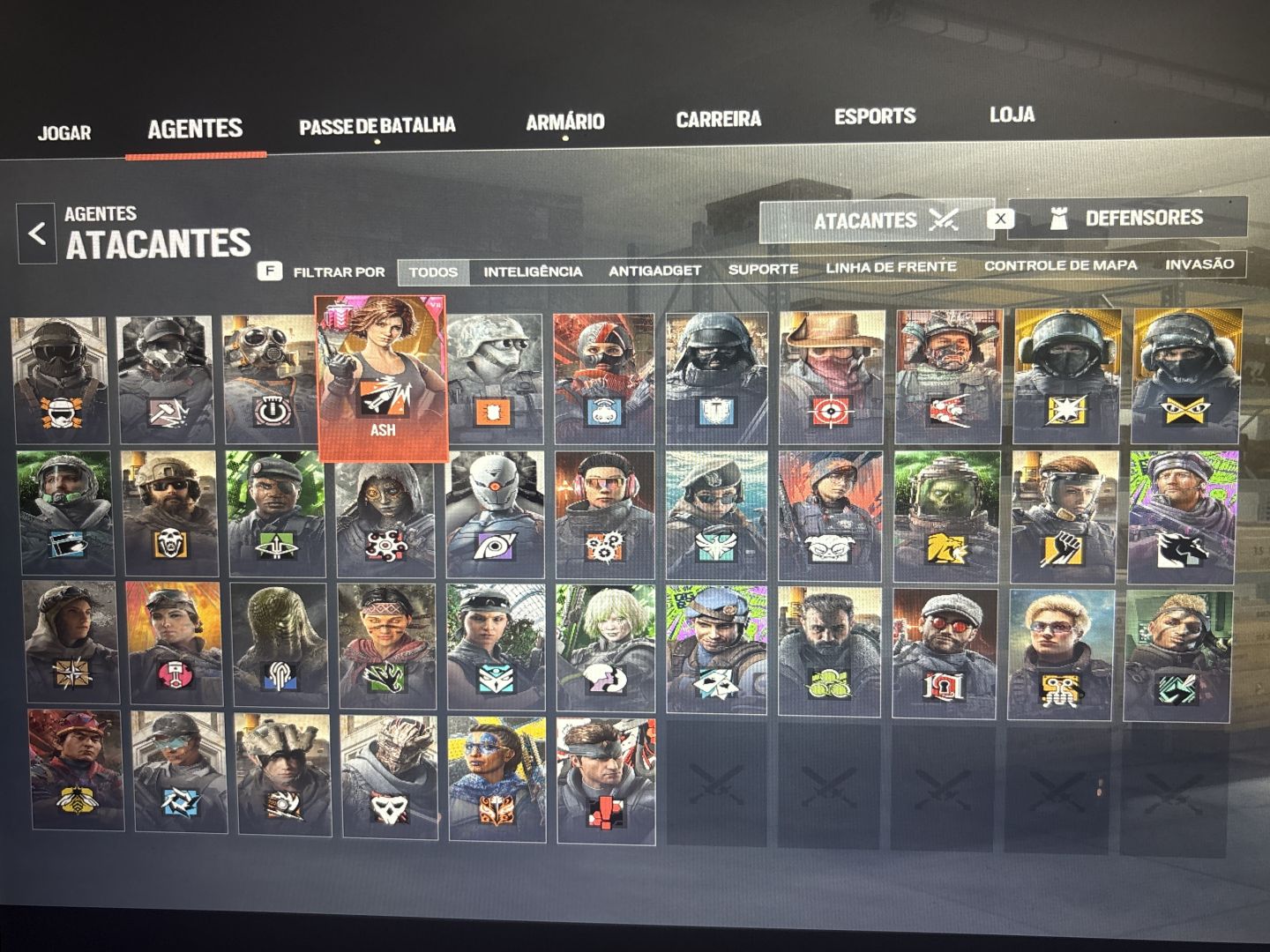 Conta high level rainbow six