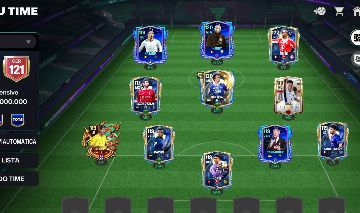 Conta de EA FC mobile 121 com vários jogadores tops olise 120