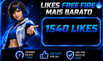 1540 LIKES FF(SEM RISCO DE BAN)