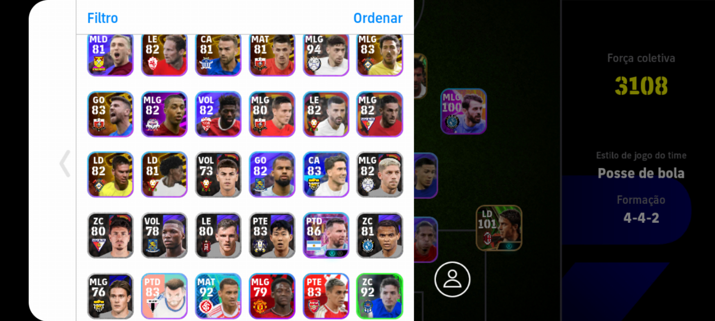 CONTA DE EFOOTBALL BOA PARA JOGAR