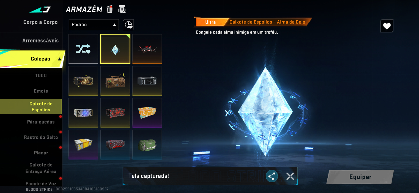 CONTA BLOOD STRIKE SKIN IZANA(VOLT) EVO SPEAR GELIDA