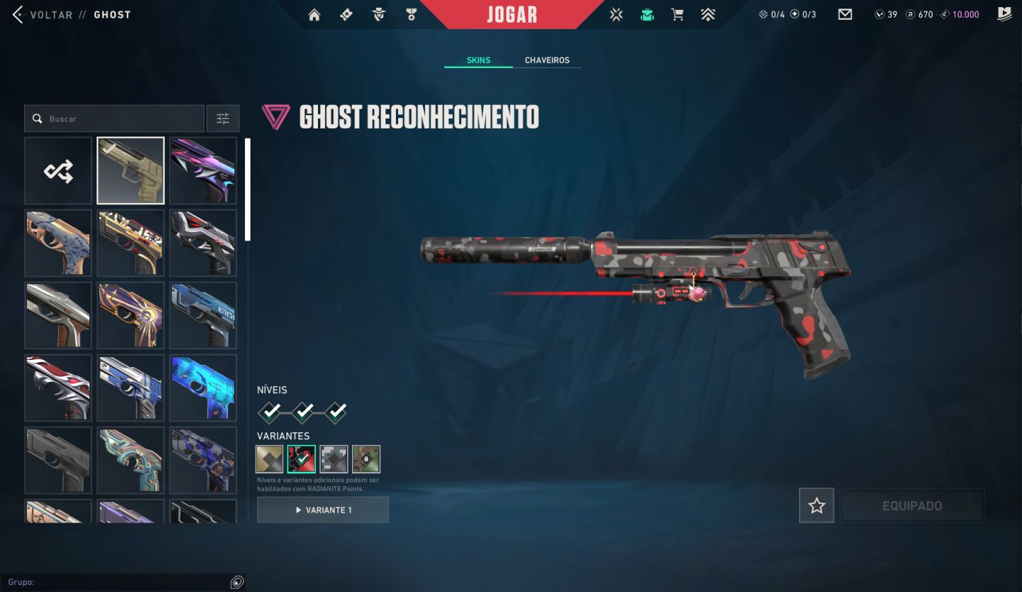 Conta Valorant (peak asc2) com skins