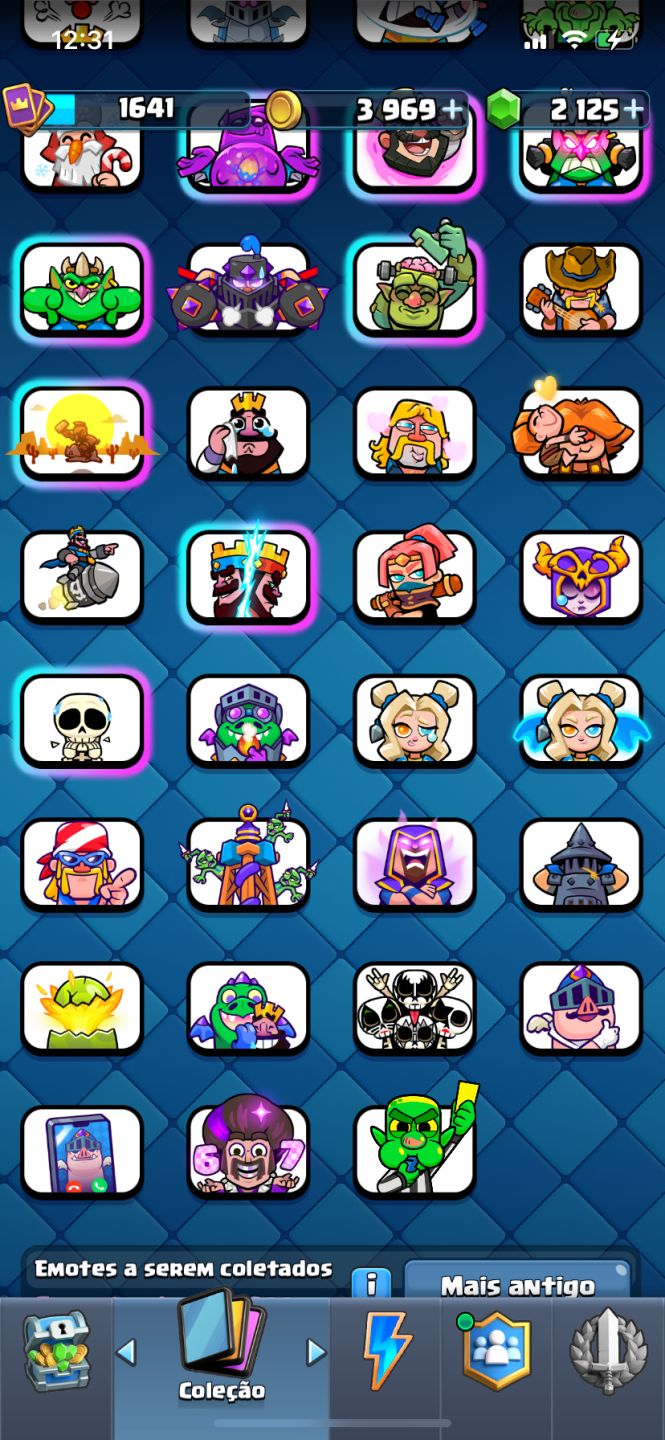 CONTA CLASH ROYALE!!! ( 6 ANOS )FULL CARTAS + FULL TORRE / NVLMAX +2000 GEMAS
