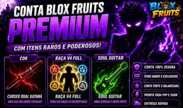 QUEIMA DE ESTOQUE !!!! - CONTA BLOX FRUITS COM YORU, LEOPARD NO INV E BONUS !!