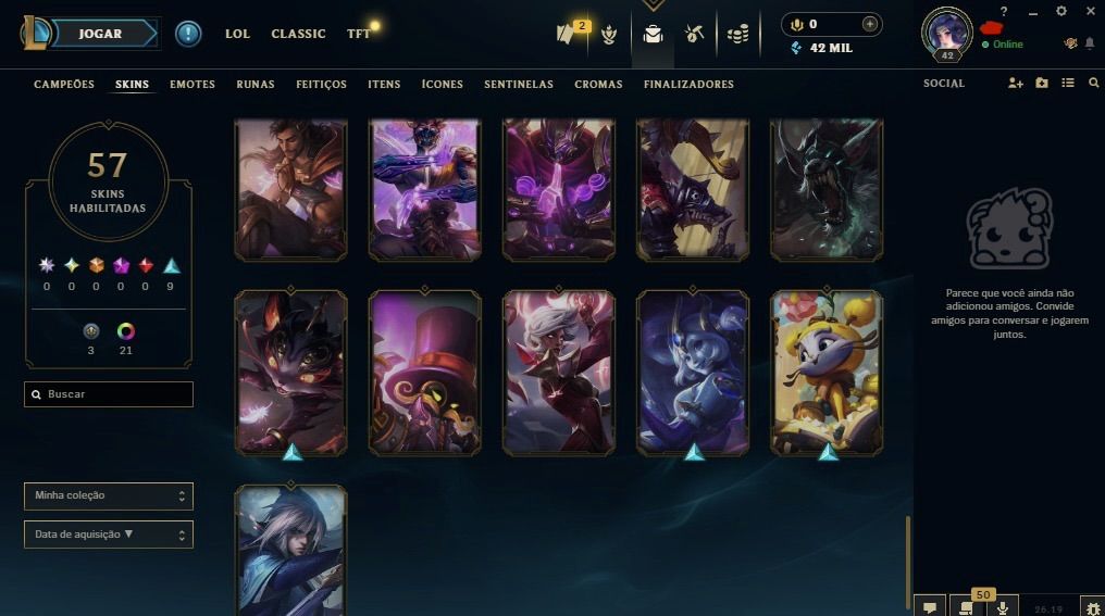 Conta main sup peel | diamante 4 com 69% de WR !