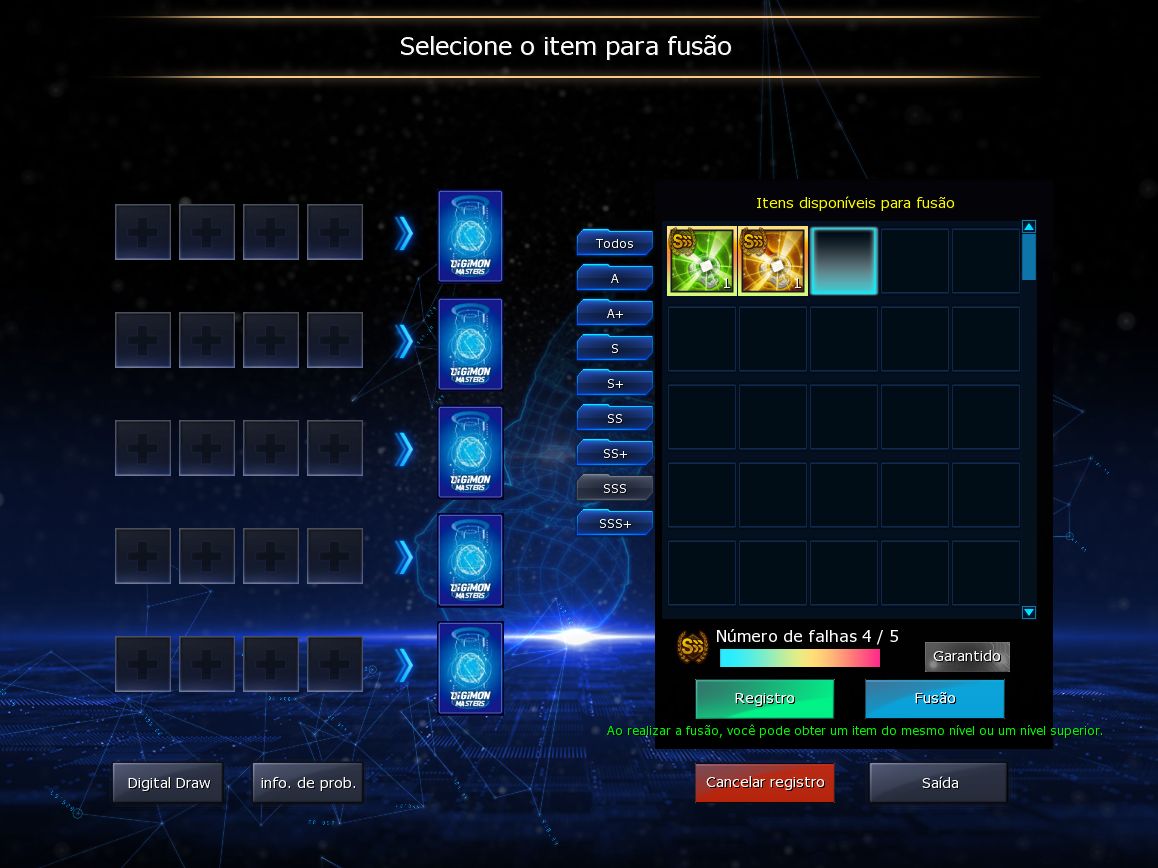 Conta MID/END LADMO com Apollomon - Server Omegamon