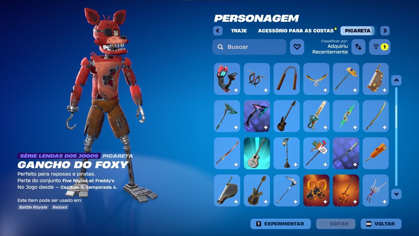 Conta de Fortnite, full acesso