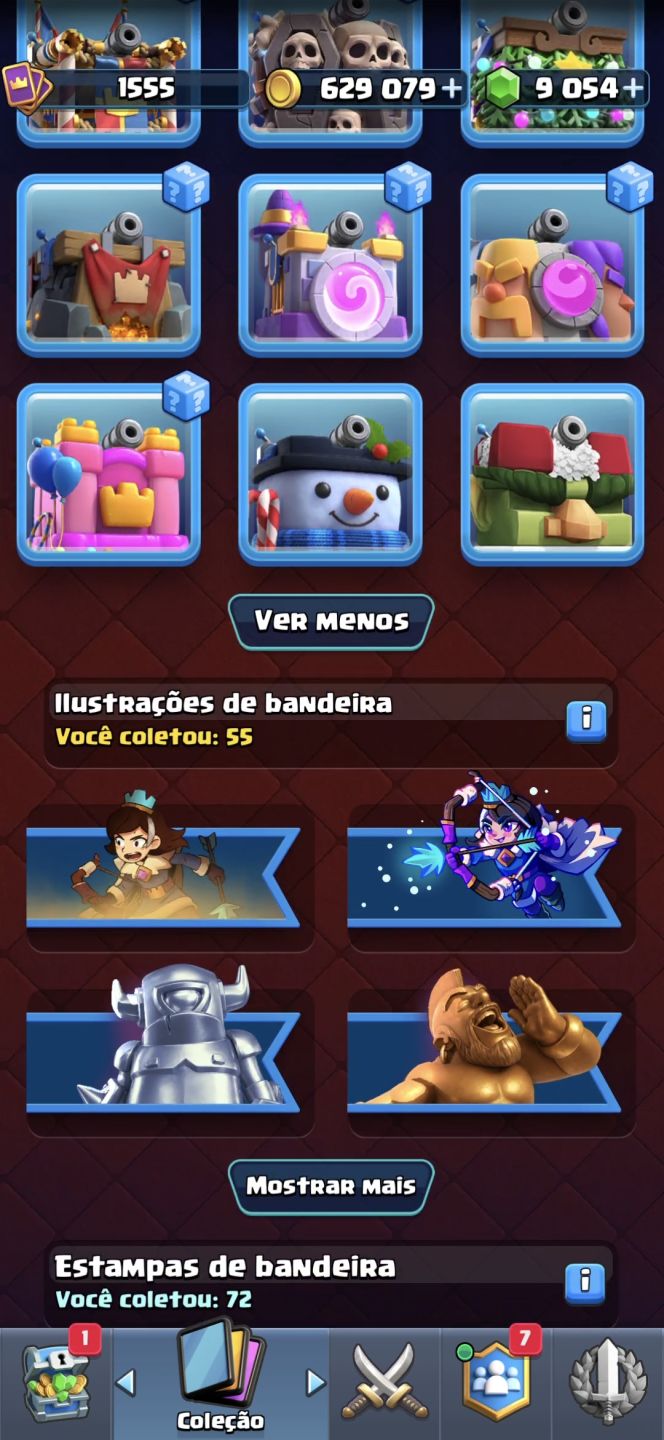 Conta de clash royale 12k de troféus