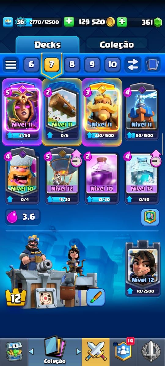 Conta clash royal no preçinho