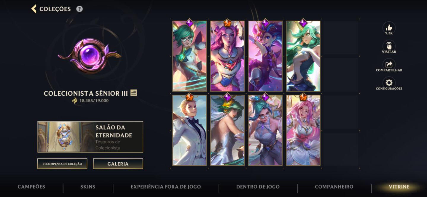 CONTA LOL A VENDA COM CROMAS E SKINS RARAS