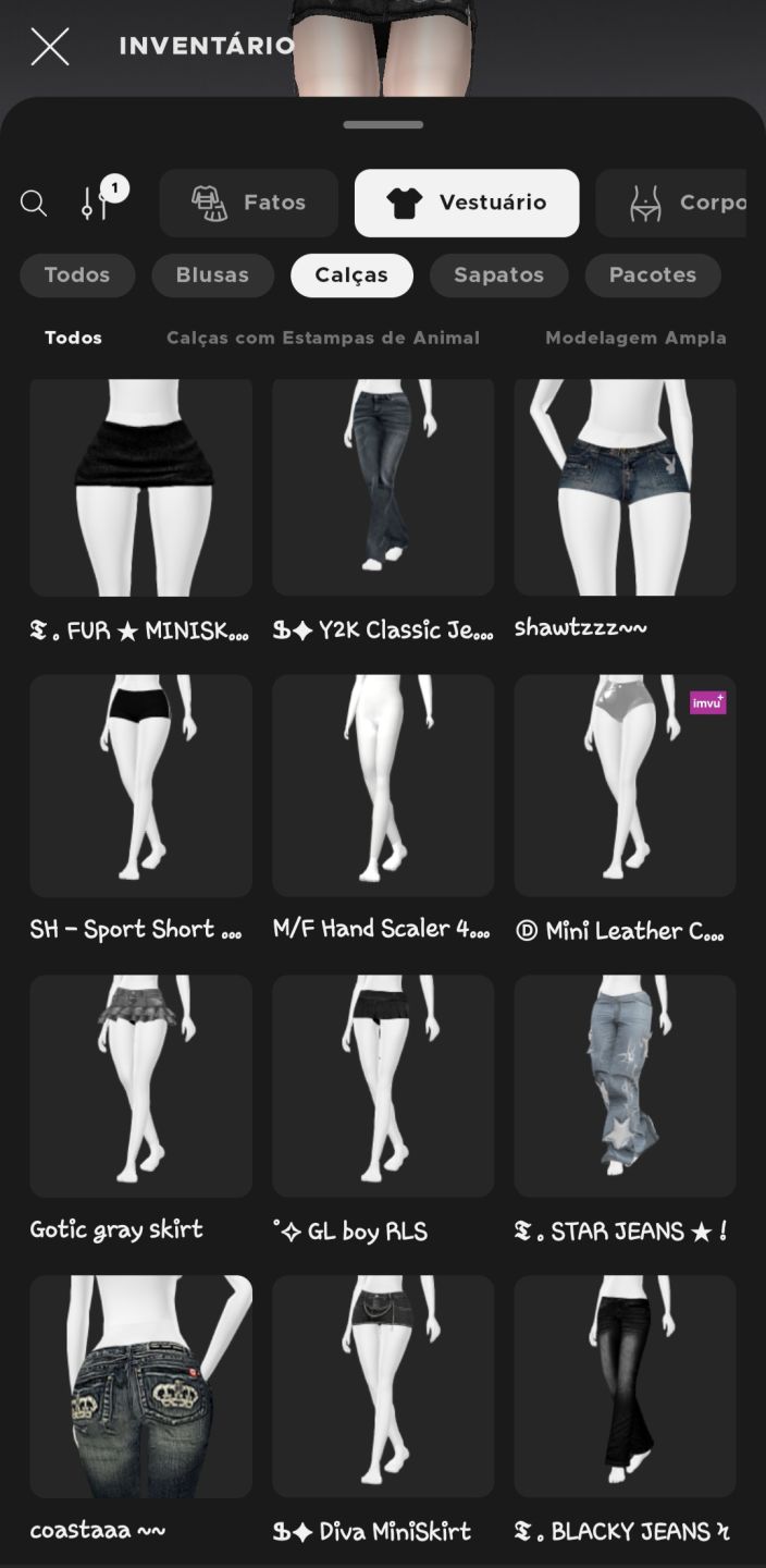 Conta feminina de imvu a venda