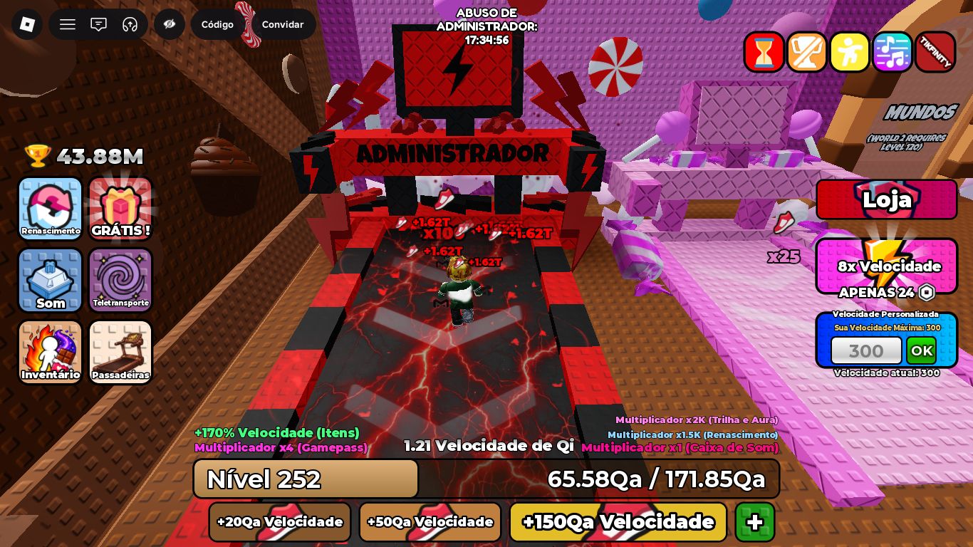 3.128 ROBUX GASTOS EM PASSES DE +1 SPEED KEYBOARD ESCAPE E CAR CRUSHERS 2. Conta