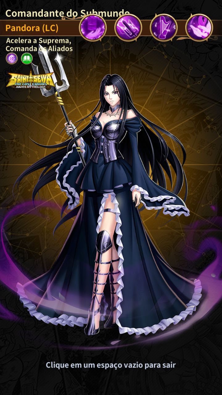 SAINT SEIYA LENDAS DA JUSTIÇA COM ANDORA, MYSTORIA, CAMUS DIVINO, LVL 100