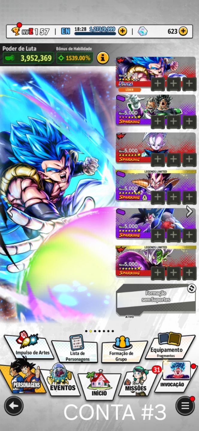 CONTA DE DBL COM GOGETA!!!