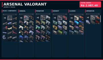 CONTA VALORANT 2k + GASTOS, FULL ACESSO, 6 ATOS IMMORTAL 2
