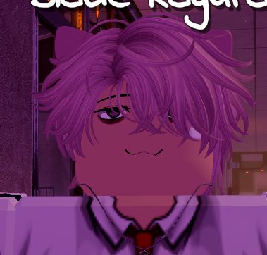 Conta Gakuran com rosto lendário e cabelo rosa de sakura