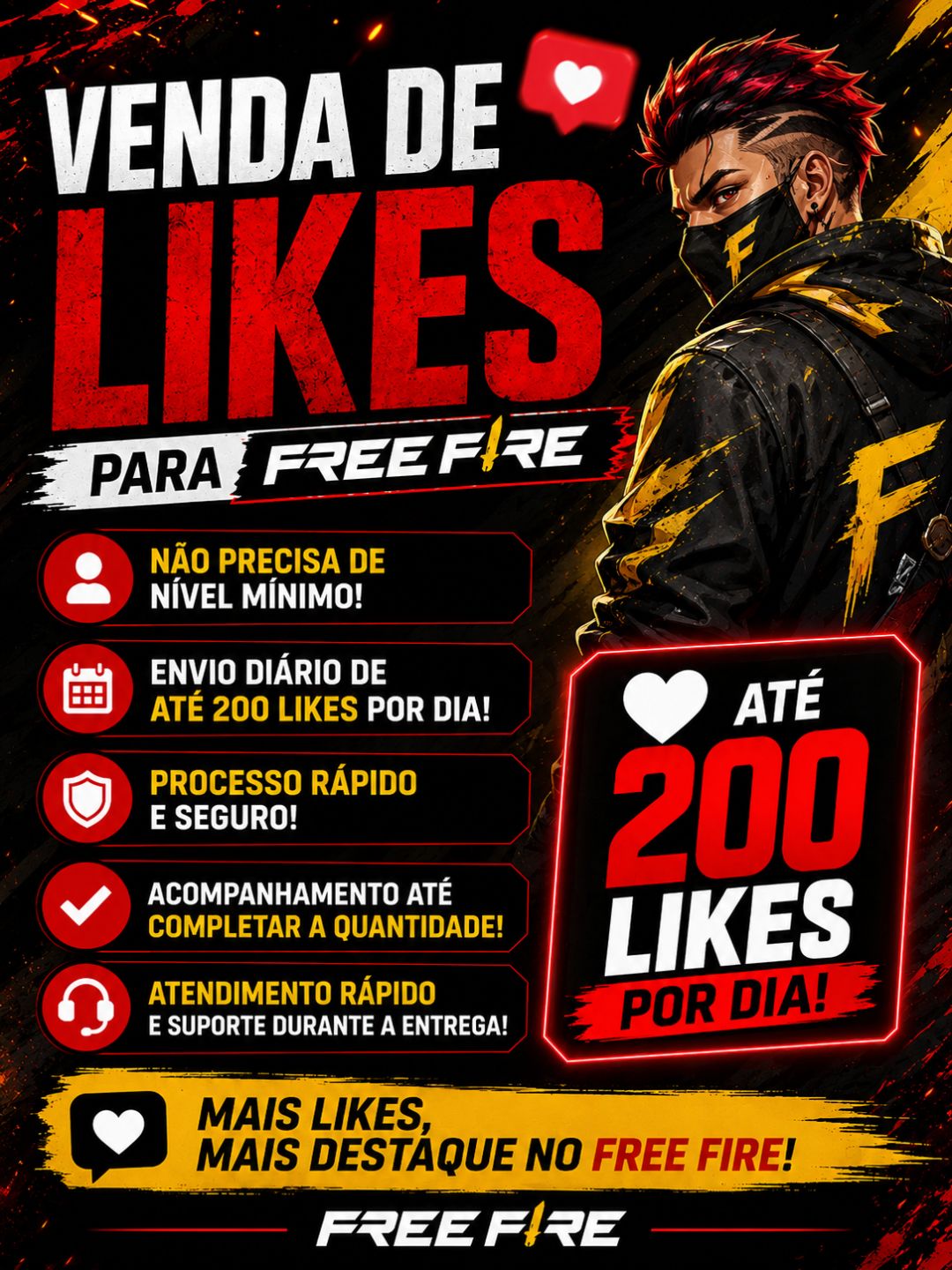 LIKES PARA FREE FIRE