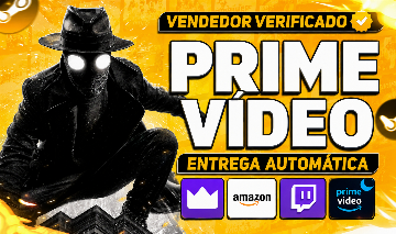 1 Mês Amazon Prime Vídeo (Só sua) + Gaming + 30 Dias de Suporte