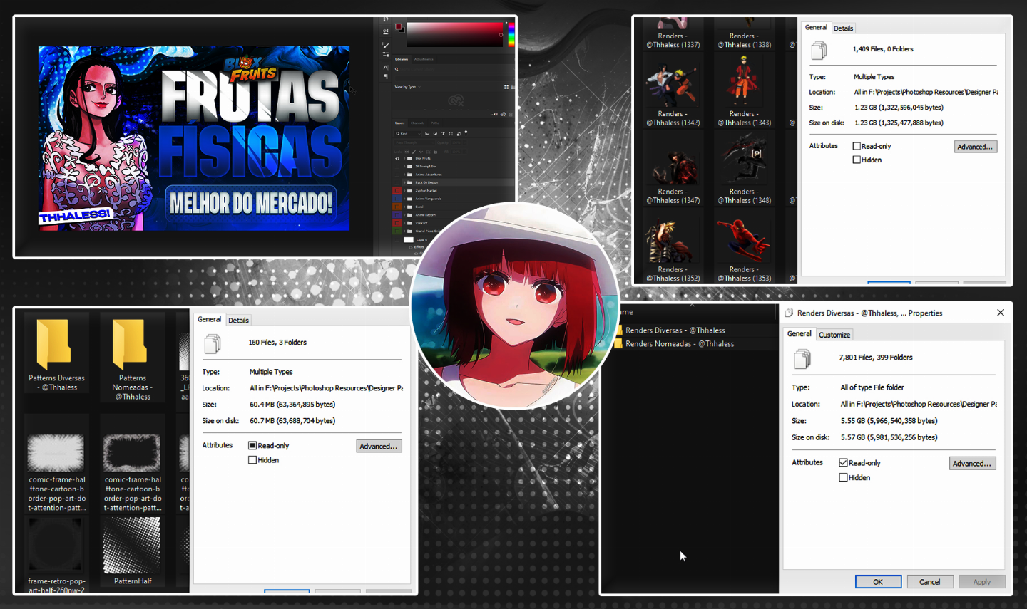 [BARATO] DESIGNER PACK - ENTREGA AUTO, +220GB, ARTE GGMAX, GFX, RENDERS E MAIS!