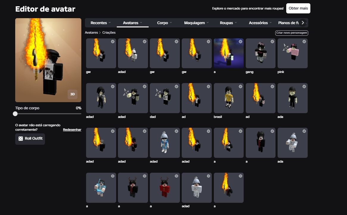 Conta roblox