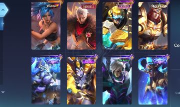 Conta MLBB muito top diversas skin