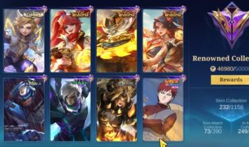 232 SKINS - FULL EMBLEMAS - FULL HEROIS