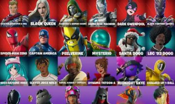 CONTA FORTNITE RARA COM SKULL, CAPITAO AMERICA, 35 SKINS