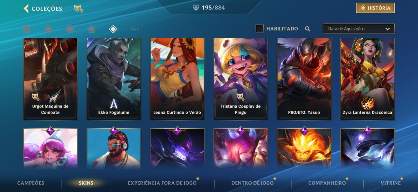 Conta Wild Rift-6 Chromas