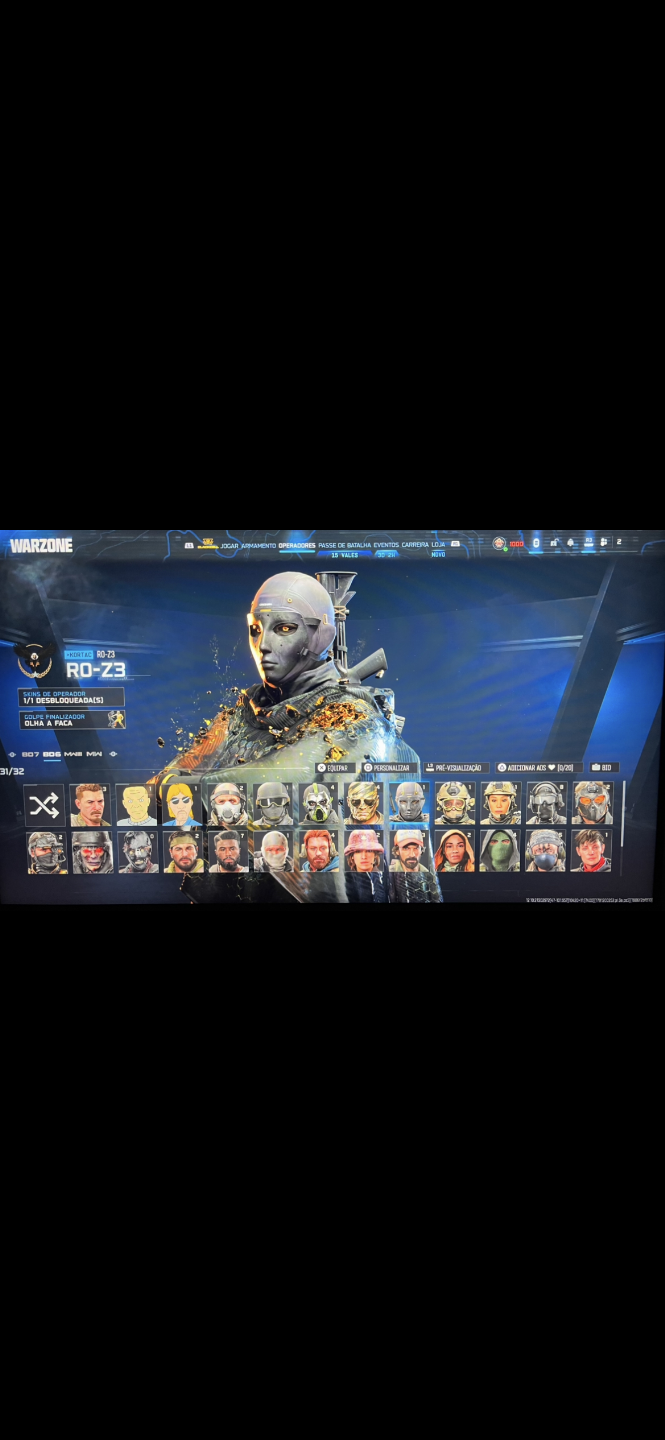 Conta nivel 1000 bo6/bo7 com íris do wz temp quase todas temp