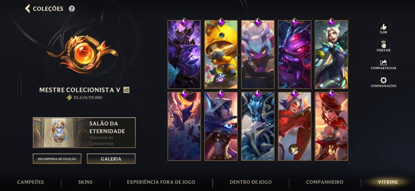 Conta Riot Muito RP LOL e Skins Wild Rift - Atualmente Mestre II - 4x GM