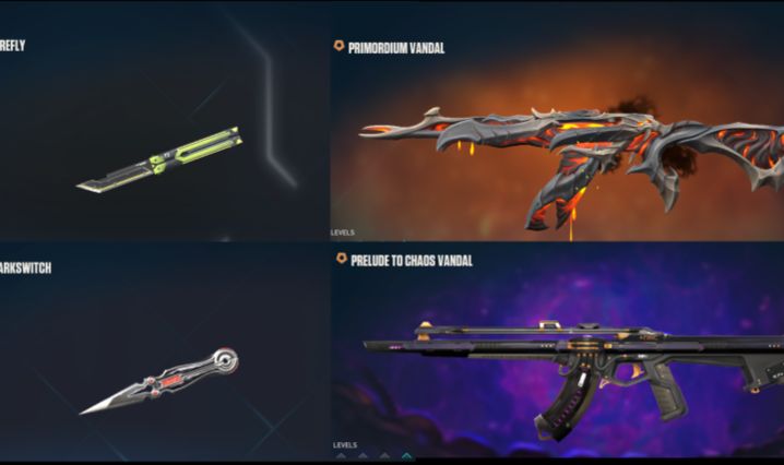 CONTA VALORANT 45 SKINS 4 FACA KARAMBIT/PRELUDIO,PRIMORDIUM,ONI ETC/FULL ACESSO
