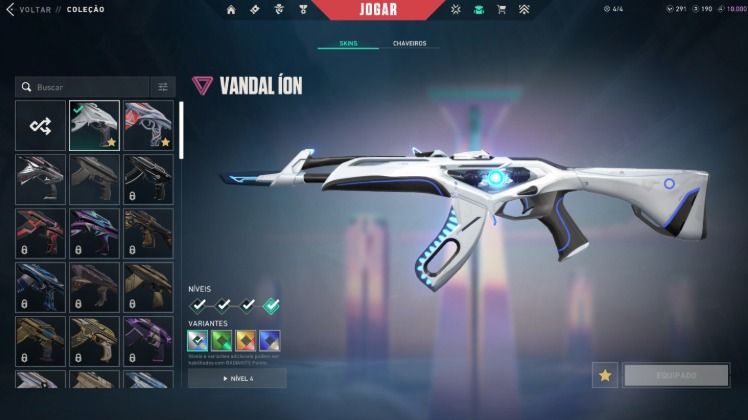 Conta de valorant full acesso com várias skins