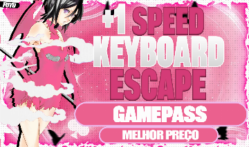 [MENOR PREÇO] +1 Speed Keyboard Escape/+1 Fuga de Teclado de Velocidade