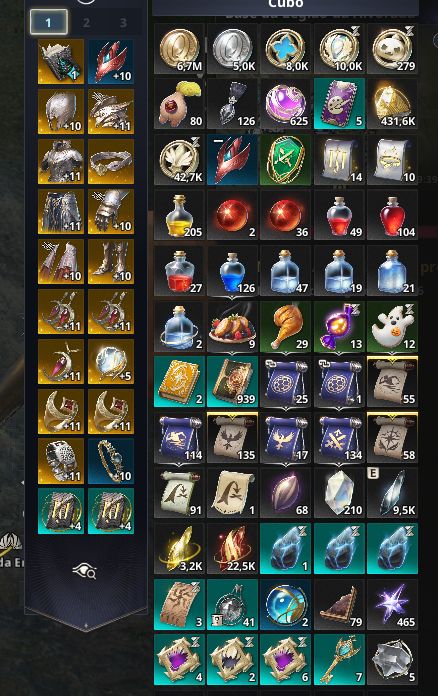 Conta Aion 2 TOP 3 - 142k CP - 2612 GS + 3 Alt 45